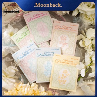 &lt;moonback&gt; สติกเกอร์ ลายลูกไม้น่ารัก ความหนืดสูง สําหรับติดตกแต่งสมุดบัญชี อัลบั้ม 20 ชิ้น