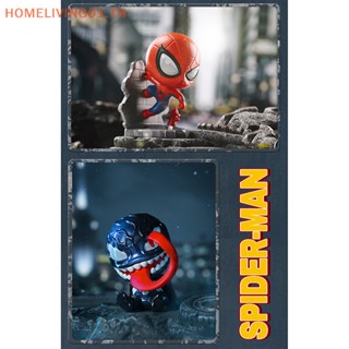 Onehome โมเดลฟิกเกอร์ Pvc การ์ตูน Popmart The Avengers Blind Box Iron Spider Man Ps4 น่ารัก สําหรับเก็บสะสม