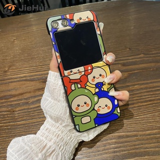 Jiehui เคสโทรศัพท์มือถือ PC ฝ้า สีดํา พร้อมเสาอากาศ สําหรับ Samsung Z Flip5