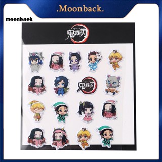 &lt;moonback&gt; สติกเกอร์ตกแต่ง สําหรับไดอารี่ ตกแต่งโน๊ตบุ๊ค ลายการ์ตูน