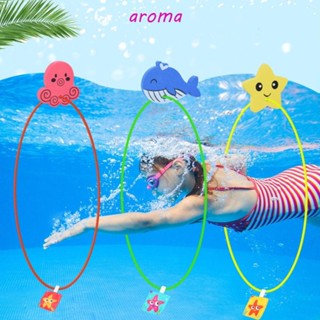 Aroma ห่วงยางว่ายน้ํา ทรงกลม 80 ซม. ไม่เสียรูป ใช้ซ้ําได้ ของขวัญสําหรับเด็ก