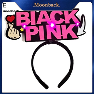 &lt;moonback&gt; Blackpink LISA ROSE ไฟกระพริบ การ์ตูน ที่คาดผม คอนเสิร์ต ที่คาดผม