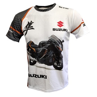 เสื้อยืดแฟชั่น ลาย Suzuki 1000 BANDIT GSX-R V-STROM INAZUMA Maglietta