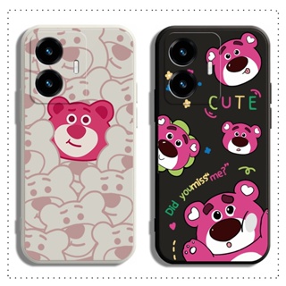 เคส VIVO V25 V25E V23E V23 V21E Y73 V21 V15 V11 V11I PRO   โทรศัพท์มือถือ แบบนิ่ม ลาย Lotso สีดํา สีขาว สําหรับ