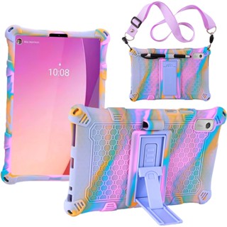 เคสซิลิโคนนิ่ม พร้อมสายคล้องไหล่ ขาตั้ง สําหรับ Lenovo tab m9 Lenovo tab m9 TB-310FU TB 310XC 9.0 นิ้ว (2023)