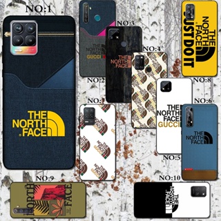 เคสโทรศัพท์มือถือ ซิลิโคน TPU กันกระแทก ลายโลโก้ The north face สําหรับ OPPO Realme 8 8S Q3 Q3I PRO 4G 5G