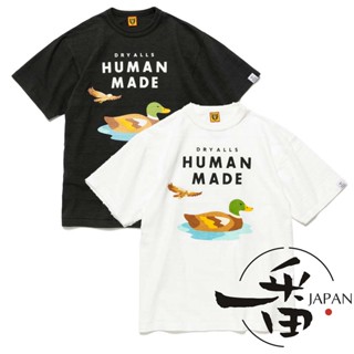 เสื้อยืดแขนสั้น พิมพ์ลาย HUMAN MADE NEW EAGLE SWIMMING DUCK MONOGRAM สําหรับผู้ชาย