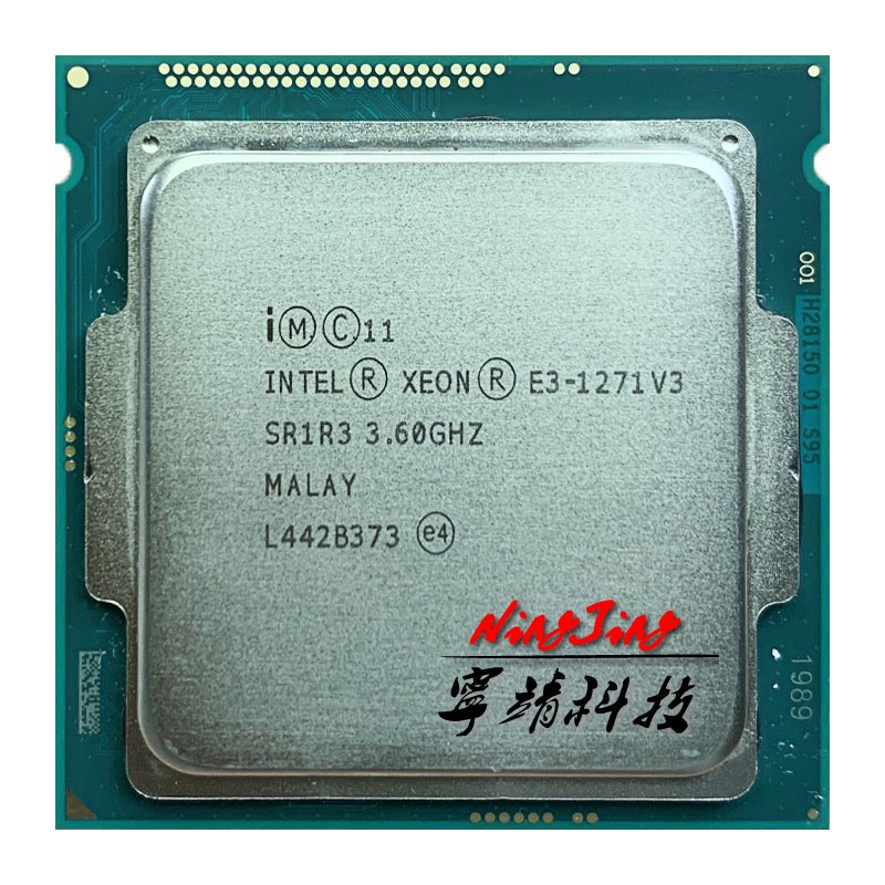พร้อมส่ง โปรเซสเซอร์ CPU Intel Xeon E3-1271 V3 E3 1271 V3 E3 1271v3 3.6 GHz L2 = 1M L3 = 8M 80W LGA 1150