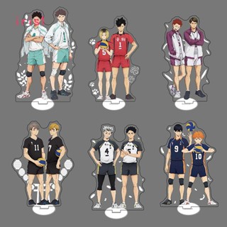 อนิเมะ Haikyuu!! สแตนดี้อะคริลิค รูปพัด สําหรับตกแต่งโต๊ะ