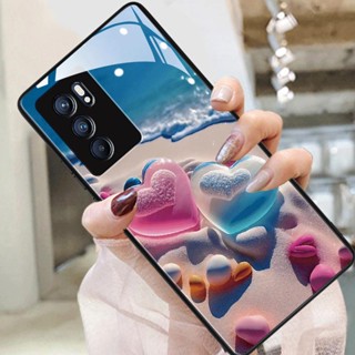 Dmy เคสกระจกนิรภัย สําหรับ OPPO Reno 6 6Z 8T 8Z 8 7 pro 7z 5 4 2 3 2F Z F9 F11 pro R17 pro R15 R9S