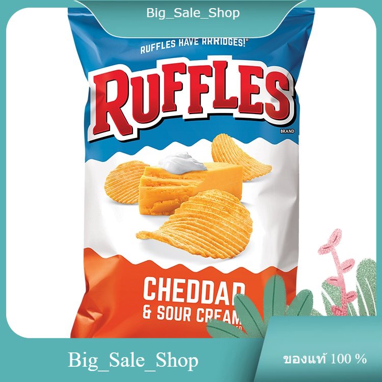 Cheddar & Sour Cream Potato Chips Ruffles 184 g