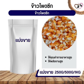 ข้าวโพดซีก corn flakes อาหารนก กระต่าย หนู กระต่าย กระรอก ชูก้า และสัตว์ฟันแทะ (แบ่งขาย 250G / 500G / 1KG)