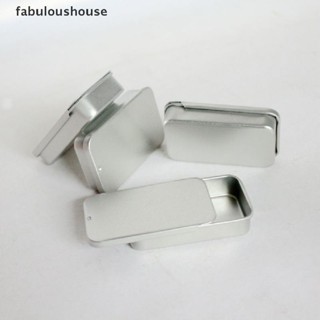 [fabuloushouse] ใหม่ กล่องเก็บยา แบบสไลด์ เหล็ก ขนาดเล็ก แบบพกพา สําหรับงานแต่งงาน เครื่องประดับ พร้อมส่ง