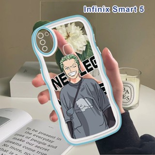 เคสโทรศัพท์มือถือ แบบนิ่ม ลายการ์ตูนลูฟี่ กันกระแทก สําหรับ Infinix Smart 4 Smart 5 Smart 6 Plus Smart 6 HD