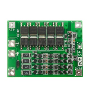 บอร์ดชาร์จแบตเตอรี่ลิเธียม 4S 40A Li-ion 18650 PCB BMS พร้อมบาลานซ์ สําหรับสว่านมอเตอร์ 14.8V 16.8V Lipo Cell