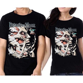 Attack On Titan เสื้อยืด หนัง นักร้อง เสื้อดำ สกรีนลาย ผ้านุ่ม PG T SHIRT S M L XL XXL 3XL 4XL 5XL