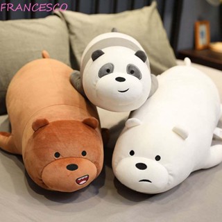 Francesco หมอนตุ๊กตานุ่มรูปการ์ตูนหมี We Bare Bears หลากสีสําหรับตกแต่งบ้าน