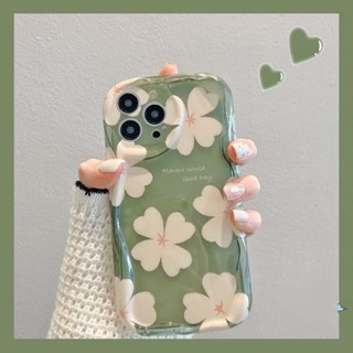 เคสโทรศัพท์มือถือแบบนิ่ม Tpu กันกระแทก ลายดอกไม้ หรูหรา สําหรับ Iphone 11 14 13 12 Pro Max XR 6s 6 7 8 Plus 7plus X XS Max SE2020 Iphone 12 13 Mini