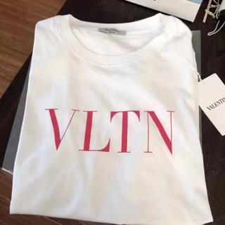 Vltn เสื้อยืด คอกลม แขนสั้น สําหรับผู้หญิง ผู้ชาย