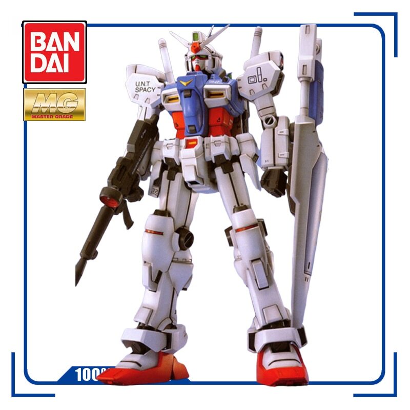 BANDAI MG 1/100 RX-78 GP01 Zephyranthes GUNDAM Anime Assembly Model Kit Action Toy Figures Children's Gifts