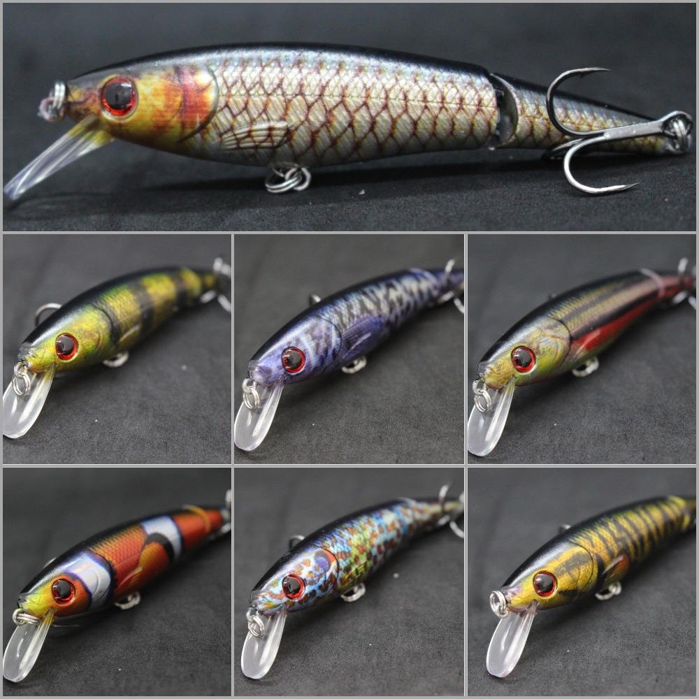 WLure Minnow เหยื่อลอยสองตอนแบบแน่นหนึบ ขนาด 10 ซม. น้ำหนัก 14 กรัม เคลื่อนไหวและจมน้ำได้จริง ออกแบบมาเหมือนใบมีดตัดสำหรับตกปลา