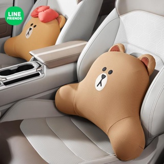 [Line Friends] หมอนรองเอว พนักพิงหลัง สําหรับรถยนต์