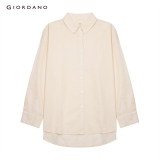 GIORDANO เสื้อเชิ้ตทูนิคผู้หญิง Womens Tunic Shirt 05342210