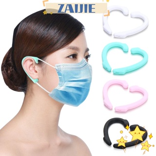 ZAIJIE A Pairs Universal Ear Hook Holder Anti Slip Protection Pad Eyeglass Accessories Candy Color Silicone Ear Protectors Soft Eyeglass Grip/Multicolor