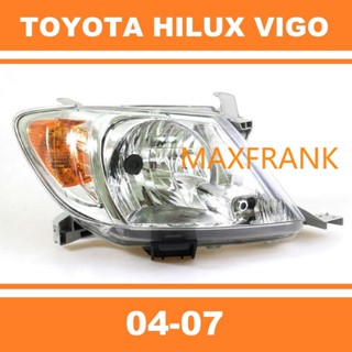 ฝาครอบไฟหน้ารถยนต์ ด้านหน้า สําหรับ TOYOTA HILUX VIGO(04-07)  ไฟหน้า​ /เลนส์ไฟหน้า/ไฟหน้าสําหรับ/ไฟท้าย