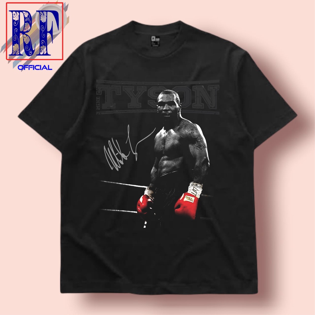 เสื้อยืด พิมพ์ลาย Mike TYSON VINTAGE | Rap TEE BOXING MIKE TYSON | เสื้อยืด โอเวอร์ไซซ์ สีดํา MIKE T