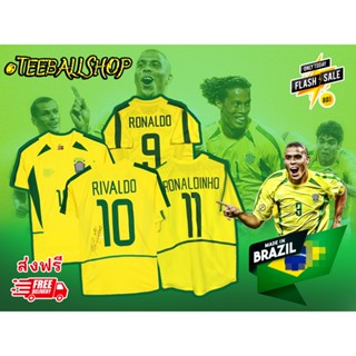 BRAZIL HOME 2002 JERSEY FAN