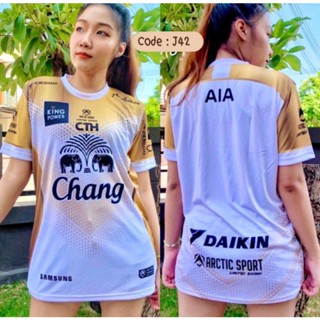 ใหม่ เสื้อยืด ลายทีมชาติไทย baja sahaja ขนาด 100 ซม. -160 ซม. XS - 3XL