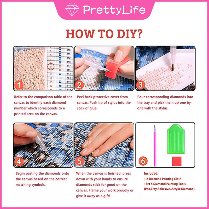 PL การ์ตูน Mickey Mouse Minnie ตัวอักษร 5D เพชรจิตรกรรมชุดคริสตัล Cross Stitch Full Diamond Home Wall ตกแต่ง 30x30 ซม./40x40 ซม./50X50 ซม. - รูปที่ 6