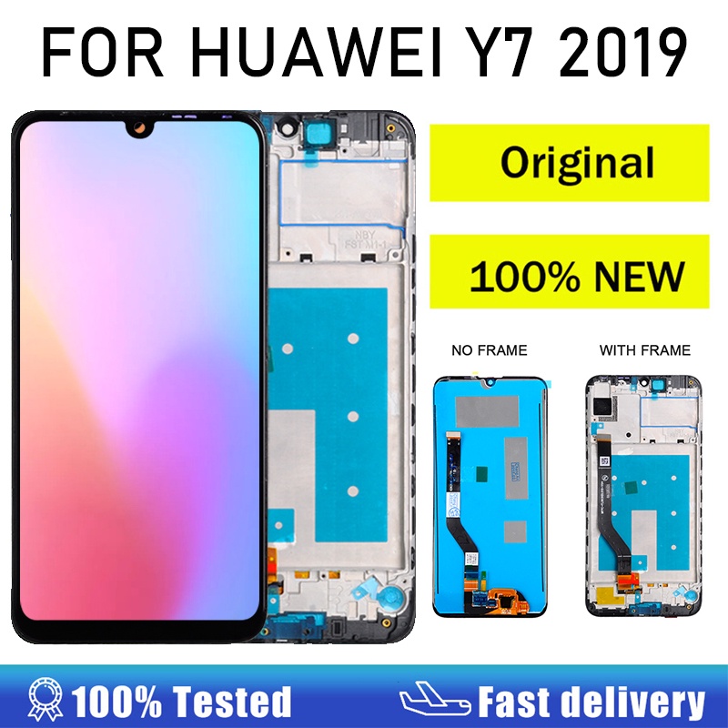 อะไหล่หน้าจอสัมผัสดิจิทัล LCD 6.26 นิ้ว แบบเปลี่ยน สําหรับ Huawei Y7 2019 Y7 Prime 2019 Y7 Pro 2019 DUB-LX3 DUB-L23 DUB-LX1
