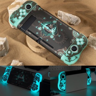 Zelda Tears of the Kingdom เคสแข็ง เรืองแสง สําหรับ Nintendo Switch &amp; Switch Oled JoyCon Cover NS ป้องกันหน้าจอ กระจกนิรภัย 9H