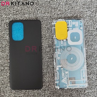 เคสแบตเตอรี่ด้านหลัง พลาสติก พร้อมสติกเกอร์ติดเลนส์กล้อง แบบเปลี่ยน สําหรับ Xiaomi POCO F3 M2012K11AG