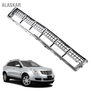 ALASKAR กันชนหน้ากระจังหน้า SK601167 Aerodynamic Waterproof Silver Grille Trim Panel Fit สำหรับ SRX 2013 ถึง 2016