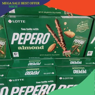 Lotte PEPERO กล่อง ใหญ่ มี 8 แพ็ค