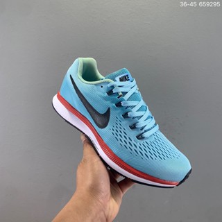 Nike Air Zoom Pegasus 34 Moonrise 34 Barefoot รองเท้าผ้าใบลําลอง พื้นนิ่ม ใส่สบาย เหมาะกับการวิ่ง เล่นกีฬา สําหรับผู้ชาย ผู้หญิง