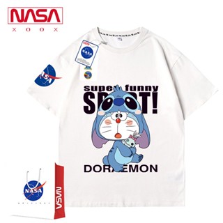 Ns Co branded Stitzer เสื้อยืดลําลอง แขนสั้น พิมพ์ลาย Doraemon Robot Cat เหมาะกับฤดูร้อน สําหรับผู้ชาย และผู้หญิง