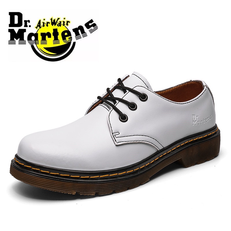 Sale💡 DR.MARTENS พร้อมส่ง รองเท้าบูทมาร์ติน หนังวัวแท้ ข้อสั้น กันลื่น กันน้ํา สไตล์คลาสสิก DR1461 สําหรับคู่รัก