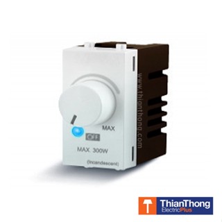 ชุดไฟ CHANG สวิทซ์หรี่ไฟ 300W ตราช้าง รุ่น SD-300 Dimmer iModern (สีขาว/สีดำ)