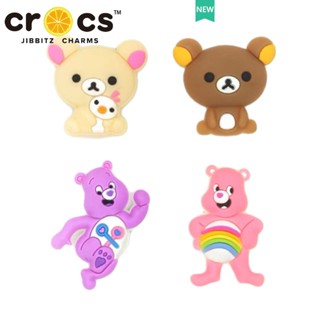 Jibbitz crocs charms หัวเข็มขัด อุปกรณ์เสริมรองเท้า รูปหมีน่ารัก