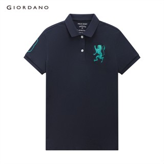 GIORDANO เสื้อโปโลผู้หญิง Womens 3D Lion Polo 05312222