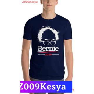 เสื้อยืดผ้าฝ้าย เสื้อยืดเด็กโต Bernie Sanders  For President Mens Navy Shirt sale Bernie Sanders เบอร์นี แซนเด