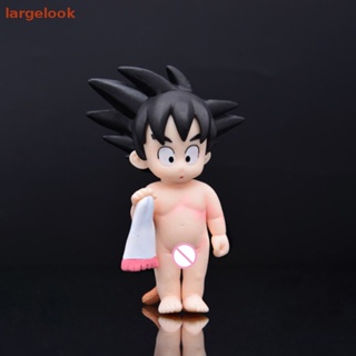 BANDAI [largelook] โมเดลฟิกเกอร์ อนิเมะ Dragon Ball Z Son Goku Kakarotto Brinquedos Goku DBZ Figma Juguetes น่ารัก