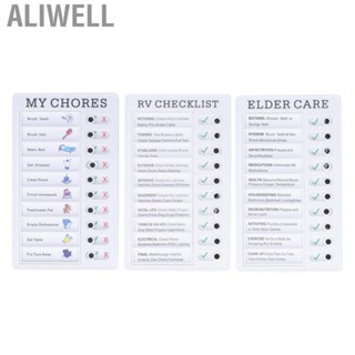 Aliwell Kids Chore Chart  Chore Chart Memo Boards Lightweight Recyclable Feel Comfortable PVC Material Detachable  for Family for Office