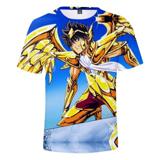 เสื้อยืด พิมพ์ลาย Saint Seiya Saint Seiya สําหรับผู้ชาย