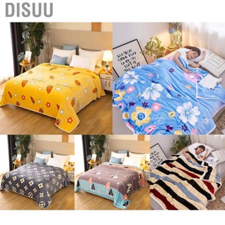 Disuu Throw  Cartoon Pattern Thickened Air Conditioning  for Home Bedroom Office Travel