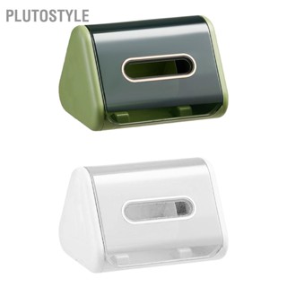  PLUTOSTYLE เครื่องจ่ายกระดาษทิชชูแบบติดผนังตู้เก็บผ้าเช็ดปากดีไซน์ทันสมัยสำหรับห้องน้ำห้องนั่งเล่นในบ้าน